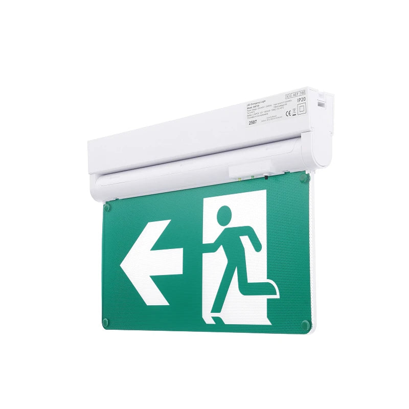 NOODVERLICHTING OPBOUW | KLAP | WIT | 3.5W | INCL. PICTOGRAMMEN