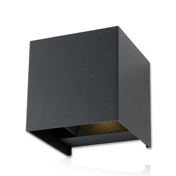 light cube wandlamp grijs