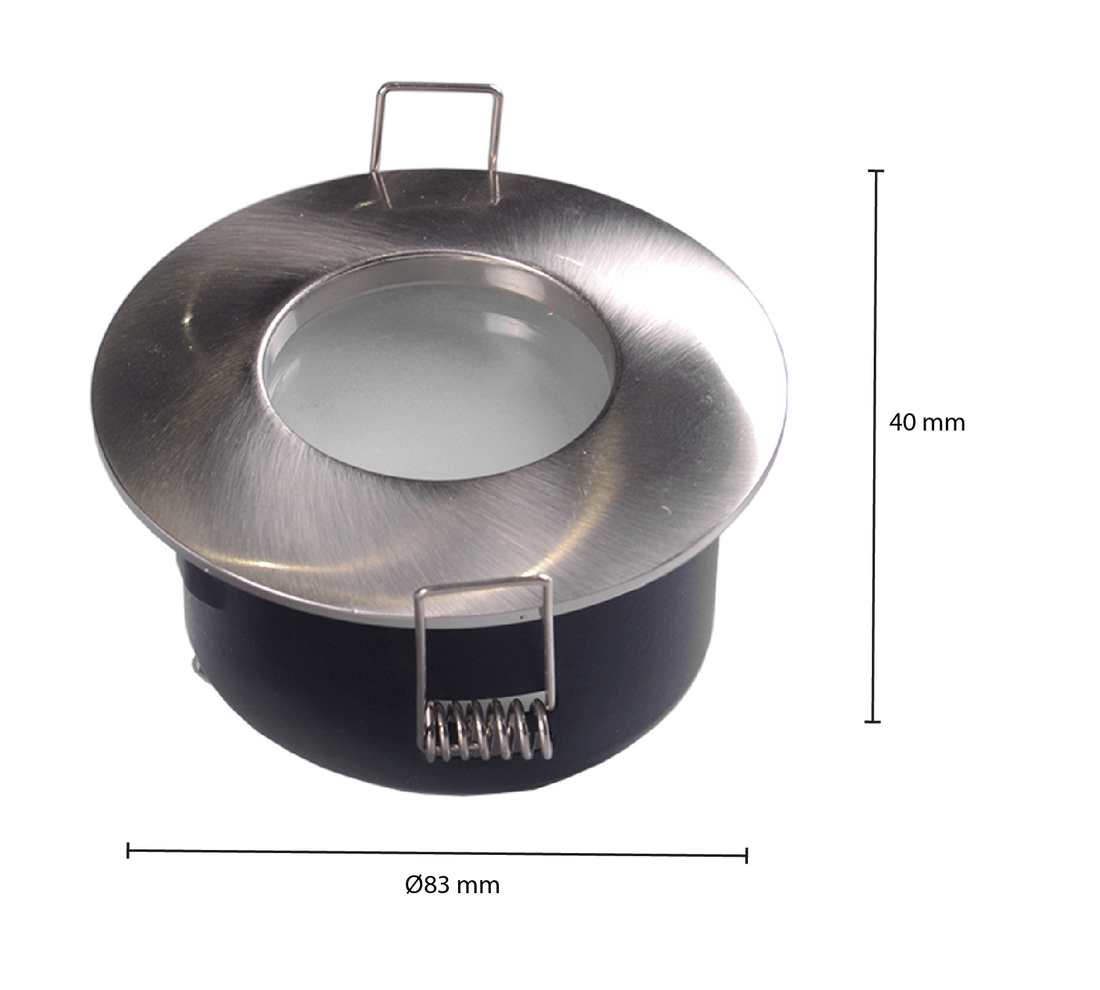 GU10 ARMATUUR MUND ZILVER