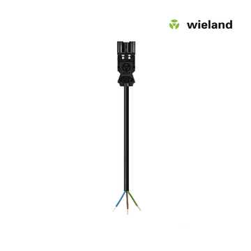 Wieland GST18I3 Connection cable male 1.5 MM² 0.5 meter black