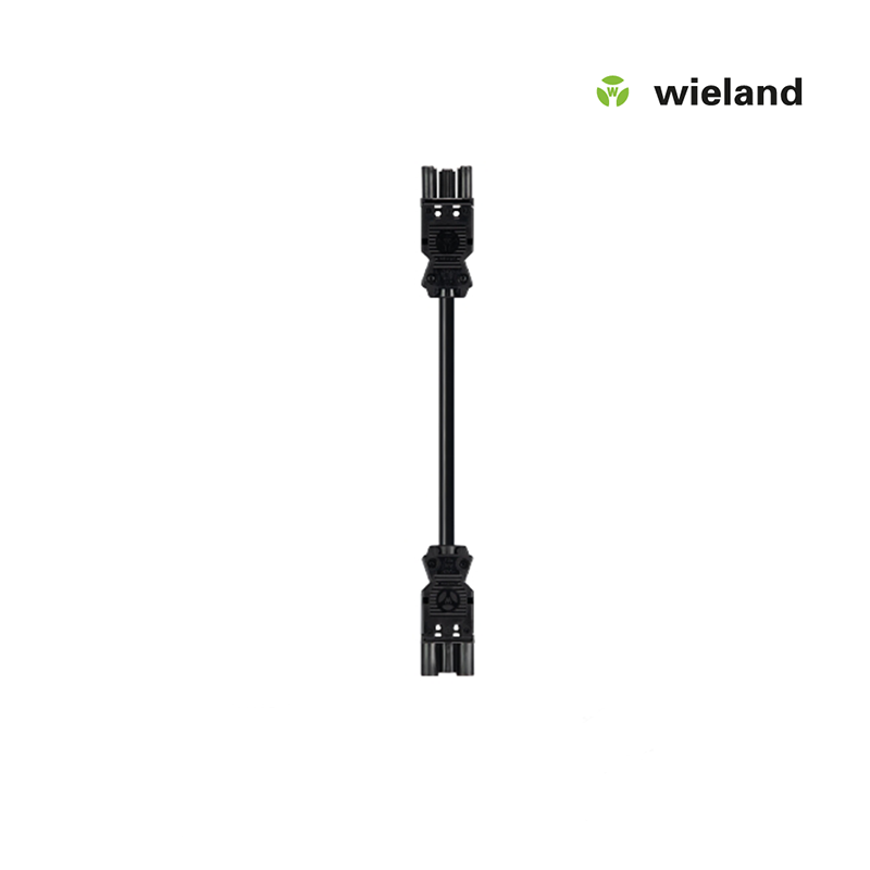 Wieland GST18I3 Coupling cable 1.5 mm² 2 meters black