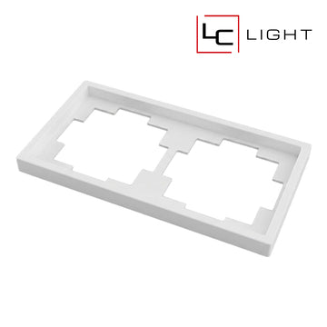LC-LIGHT | AFDEKRAAM | 2-VOUDIG | WIT