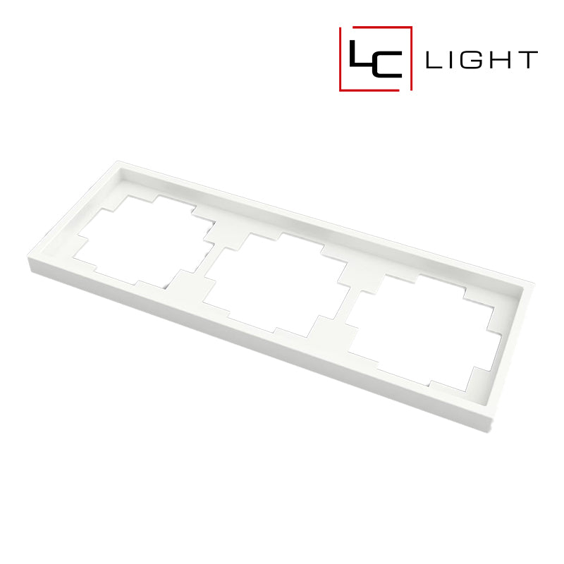 LC-LIGHT | AFDEKRAAM | 3-VOUDIG | WIT