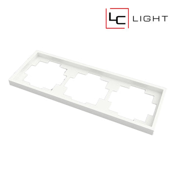 LC-LIGHT | AFDEKRAAM | 3-VOUDIG | WIT