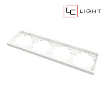 LC-LIGHT | AFDEKRAAM | 4-VOUDIG | WIT