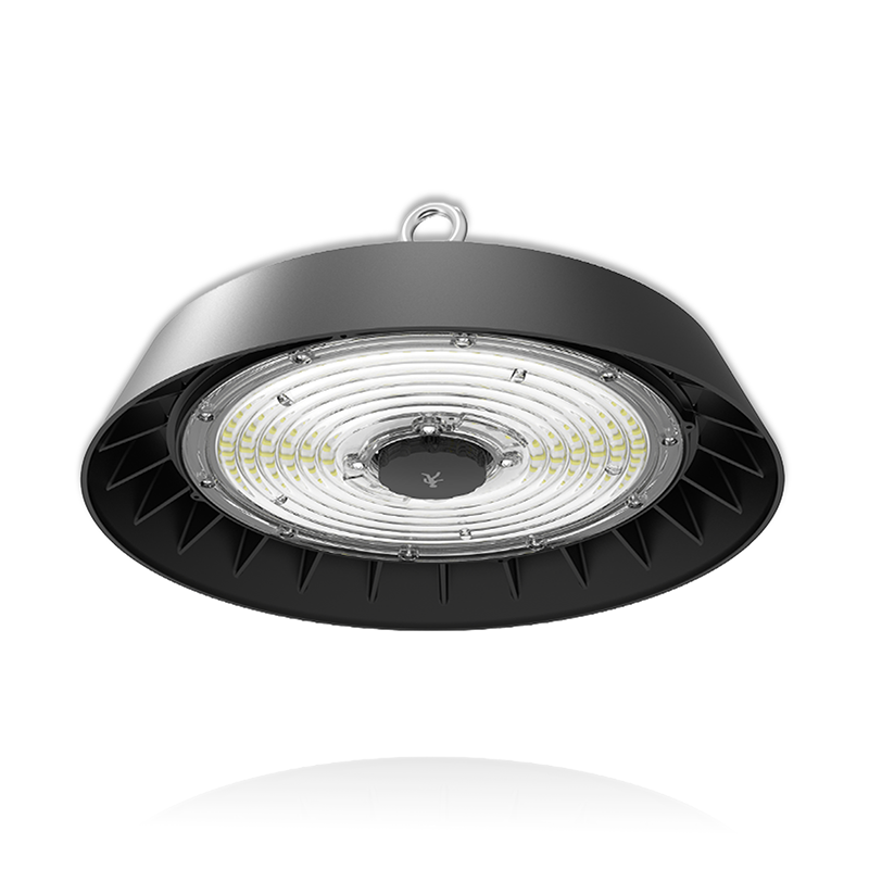 led ufo highbay zwart met bewegingssensor en daglichtsensor