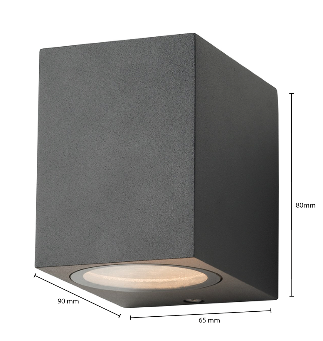 wandarmatuur-donkergrijs-GU10 fitting