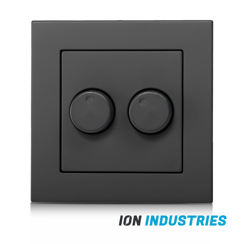afdekplaat-duo-dimmer-ION-INDUSTRIES-mat-antraciet