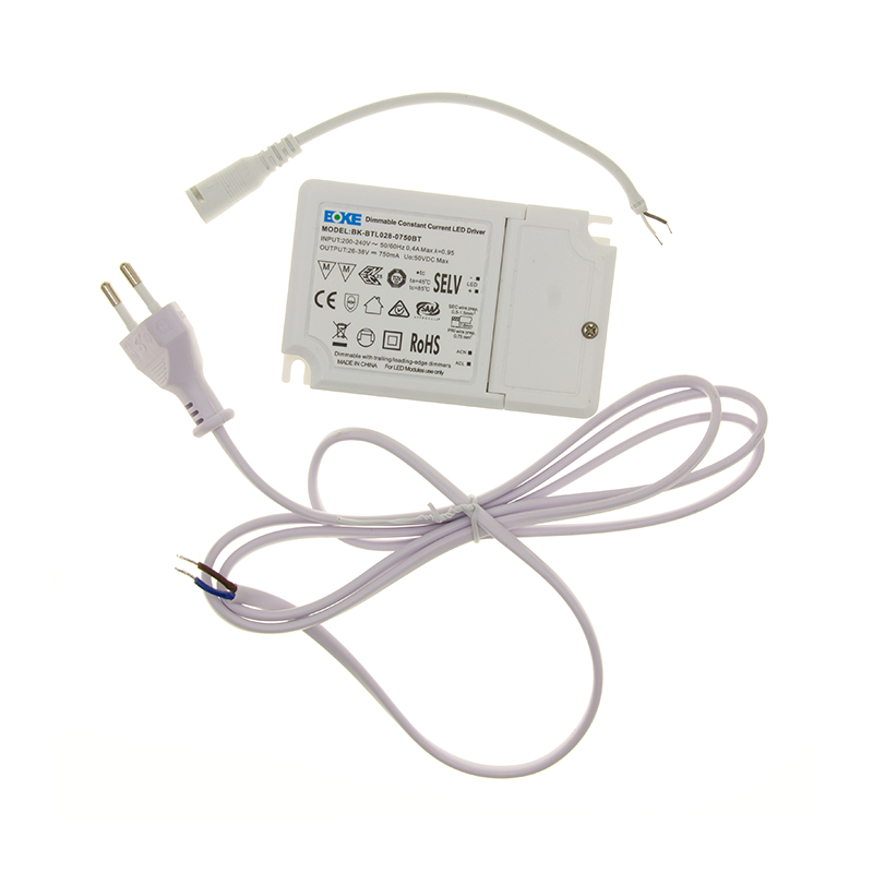 BOKE DRIVER | 28W | 750mA | INCL. STEKKER