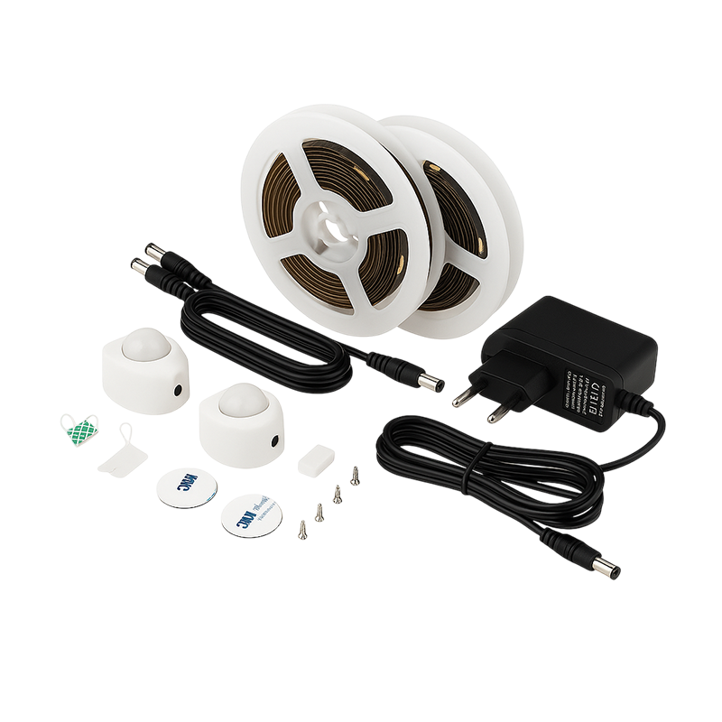 Bedside light 12V 3W/M 3000K with motion sensor