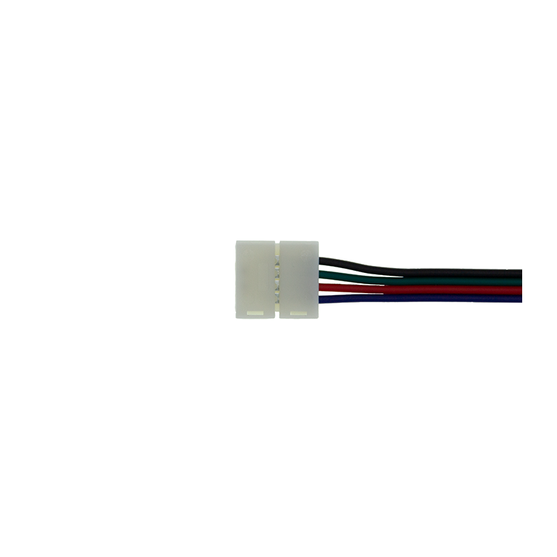 LED STRIP CONNECTOR | STRIP TO POWER | 4 PIN | 10MM | IP20 | 15CM