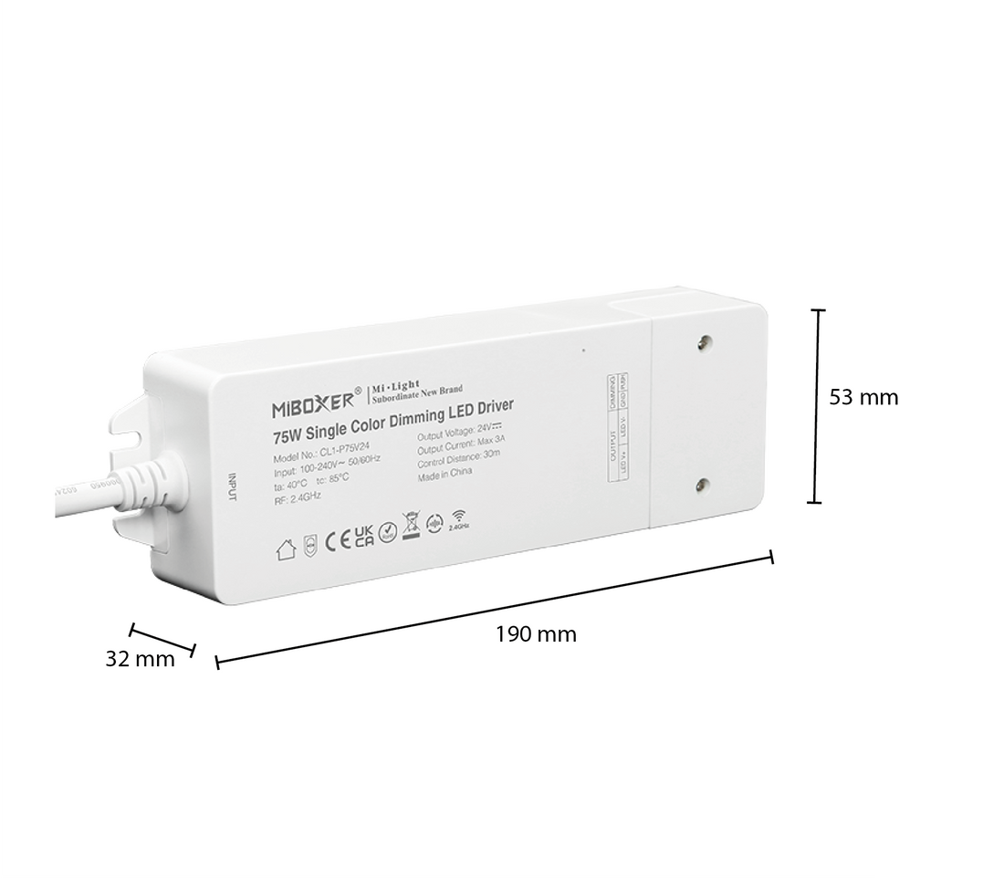 Led driver Mi-Light single color 75W