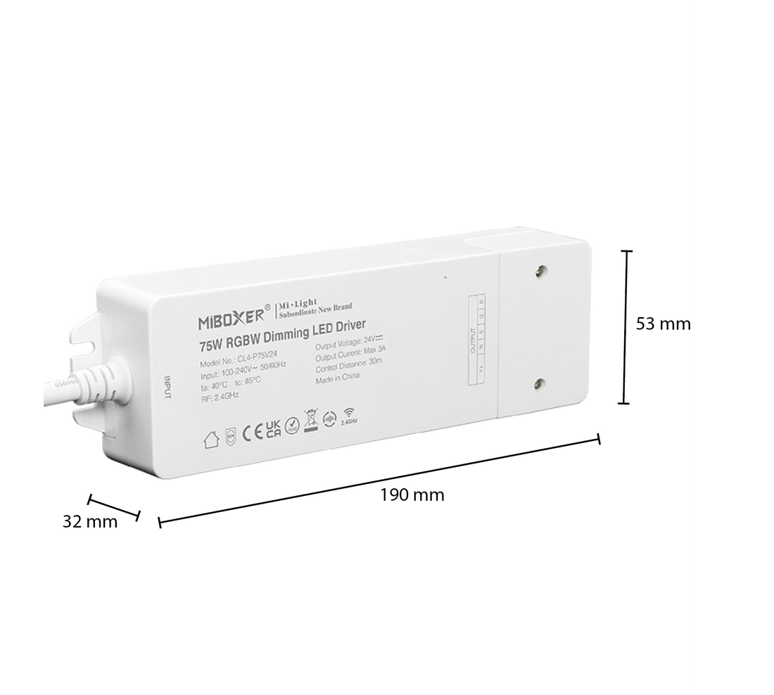 Led driver-RGBW-75W-Mi-Light