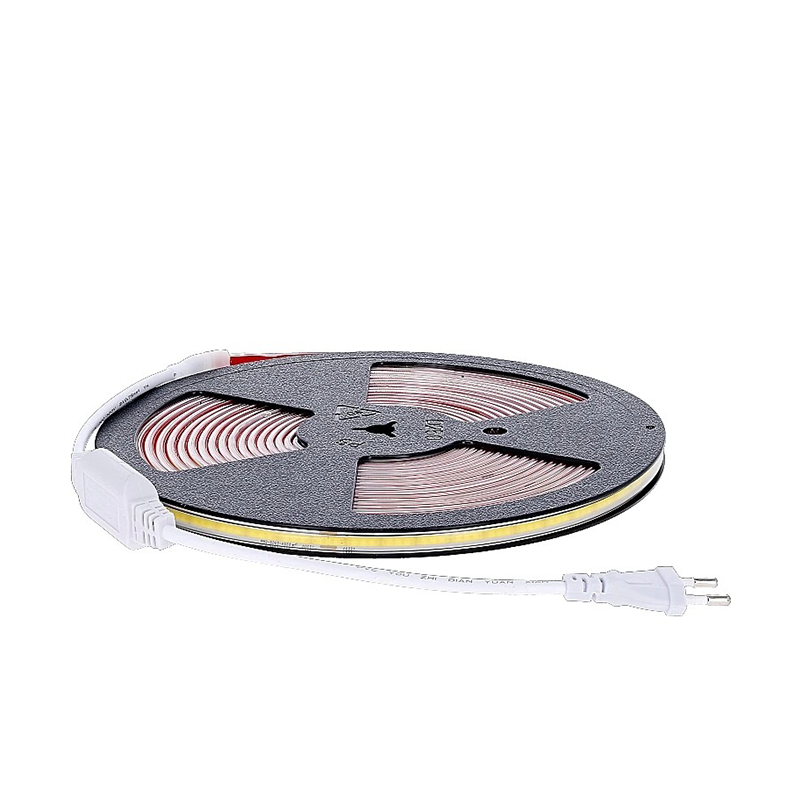 COB LEDSTRIP | 220V | IP65 | 8.53 METER | 4000K incl. 0,42 M EUROSTEKKER