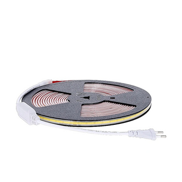 COB LEDSTRIP | 220V | IP65 | 8.53 METER | 4000K incl. 0,42 M EUROSTEKKER