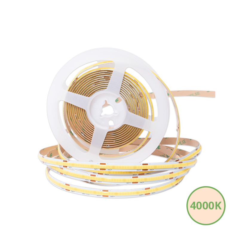 COB LEDSTRIP | VRIJ KNIPBAAR | 24V | IP20 | 5M | 10W/M | 4000K