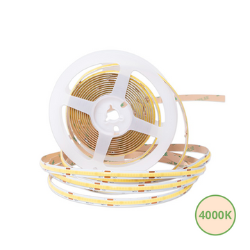 COB LEDSTRIP | VRIJ KNIPBAAR | 24V | IP20 | 5M | 10W/M | 4000K