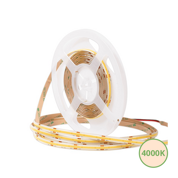COB LEDSTRIP | VRIJ KNIPBAAR | 24V | IP65 | 5M | 10W/M | 4000K