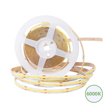 COB LEDSTRIP | 24V | IP20 | 5M | 10W/M | 6000K