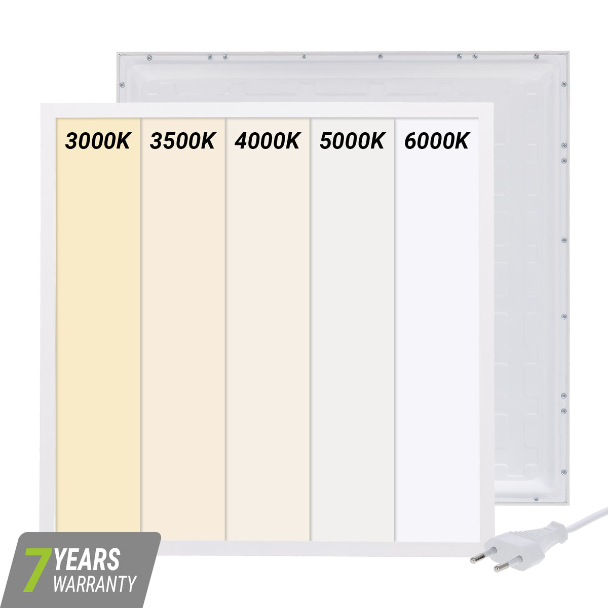 BACK-LIT LED PANEEL | CUPID | 60X60CM | 25W | CCT-SWITCH | MET EUROSNOER