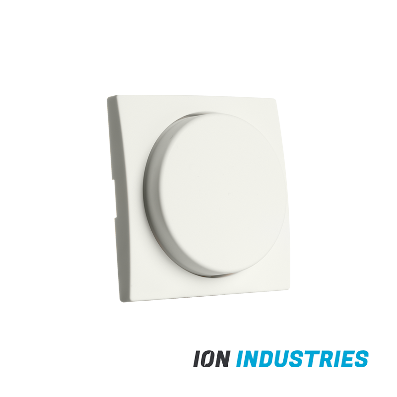 ION INDUSTRIES | Single Central Dimmer Knob for E1 Indicator Lamp Matte Alpine White