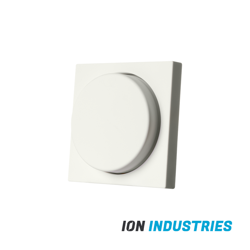 ION INDUSTRIES | Single Central Dimmer Knob for Indicator Lamp V1/J1 Matte Alpine White