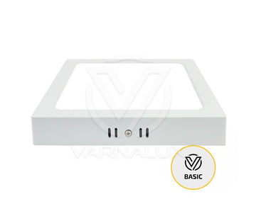 Varnalux LED Slim Downlight DOB Basic 12W Square Surface Mounted