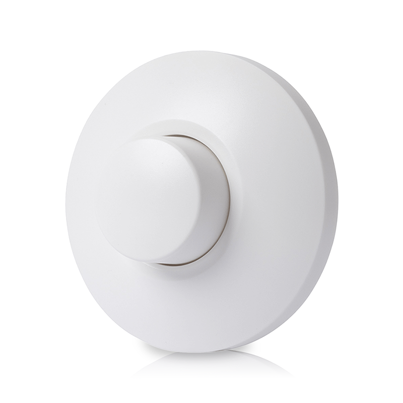 ecodim vloerdimmer wit met drukknop