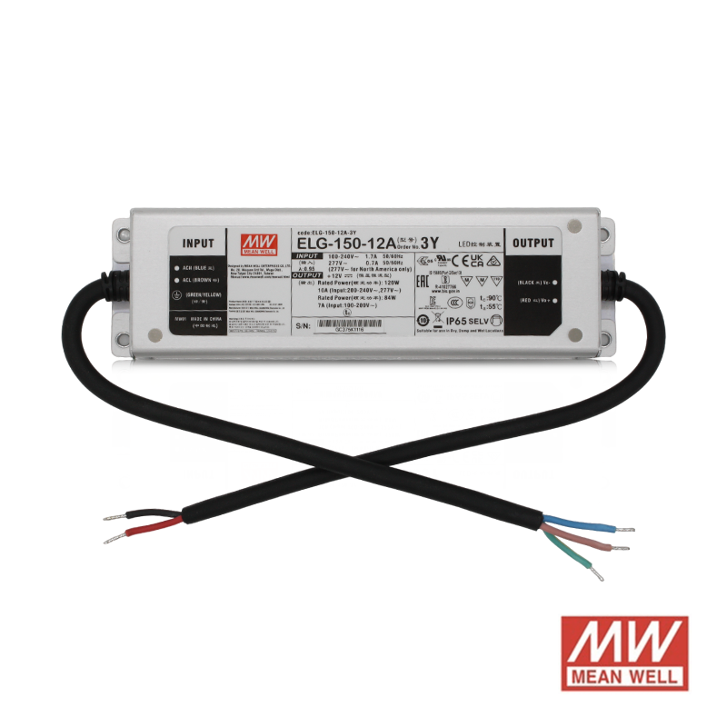 12V | MEANWELL DRIVER | IP65 | 120W