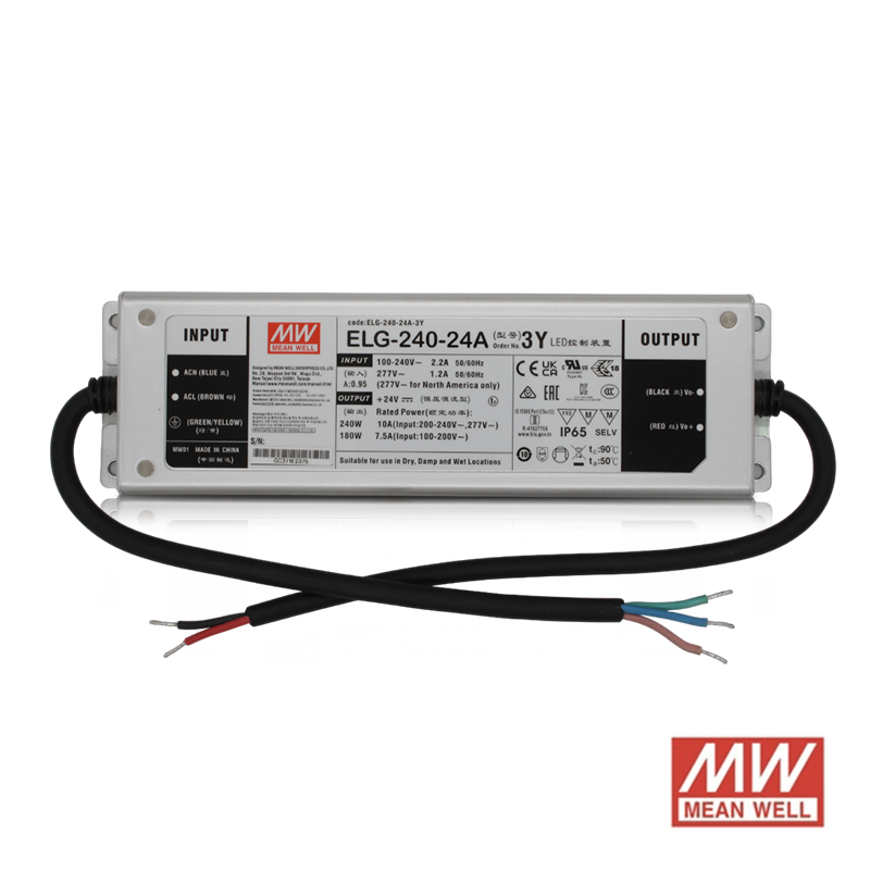 24V | MEANWELL DRIVER | IP65 | 240W