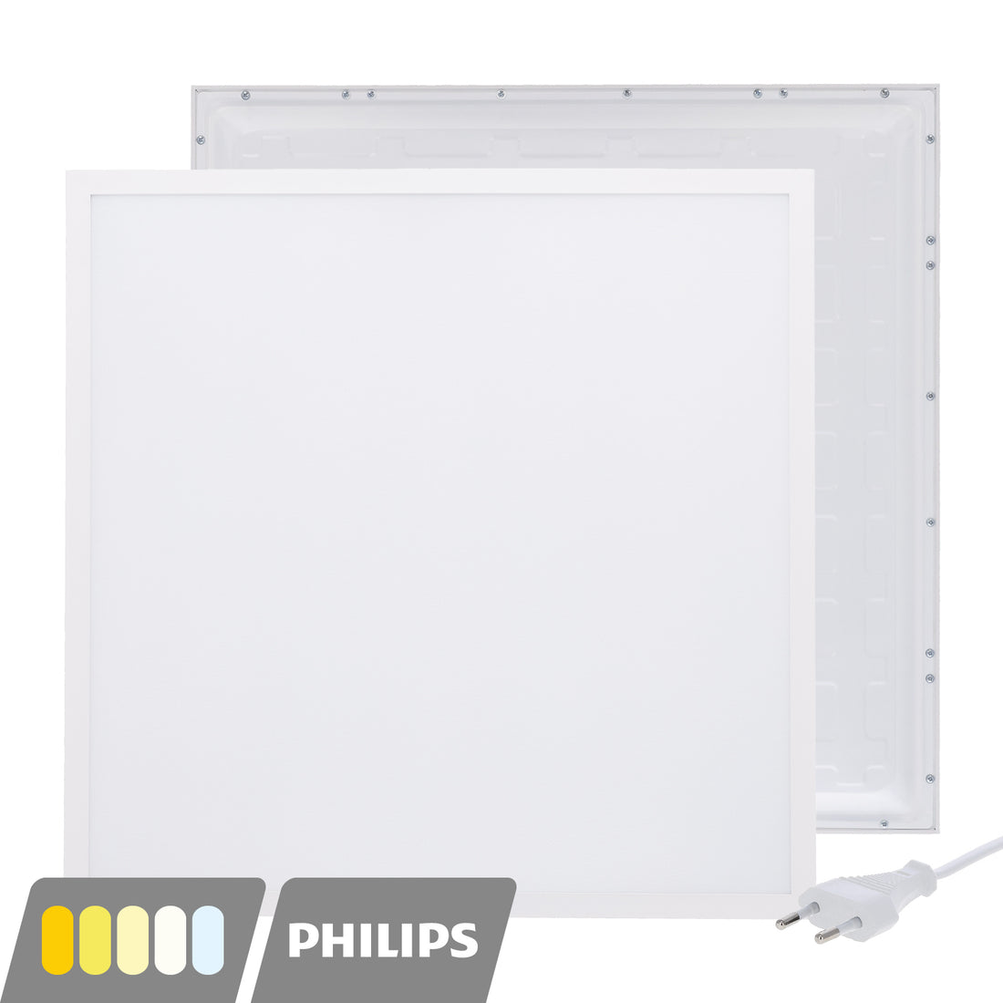 BACK-LIT LED PANEEL | EUROPA | 60X60CM | 30W | PHILIPS DRIVER | CCT-SWITCH | MET EUROSNOER