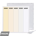 BACK-LIT LED PANEEL | EUROPA | 60X60CM | 30W | PHILIPS DRIVER | CCT-SWITCH | MET EUROSNOER