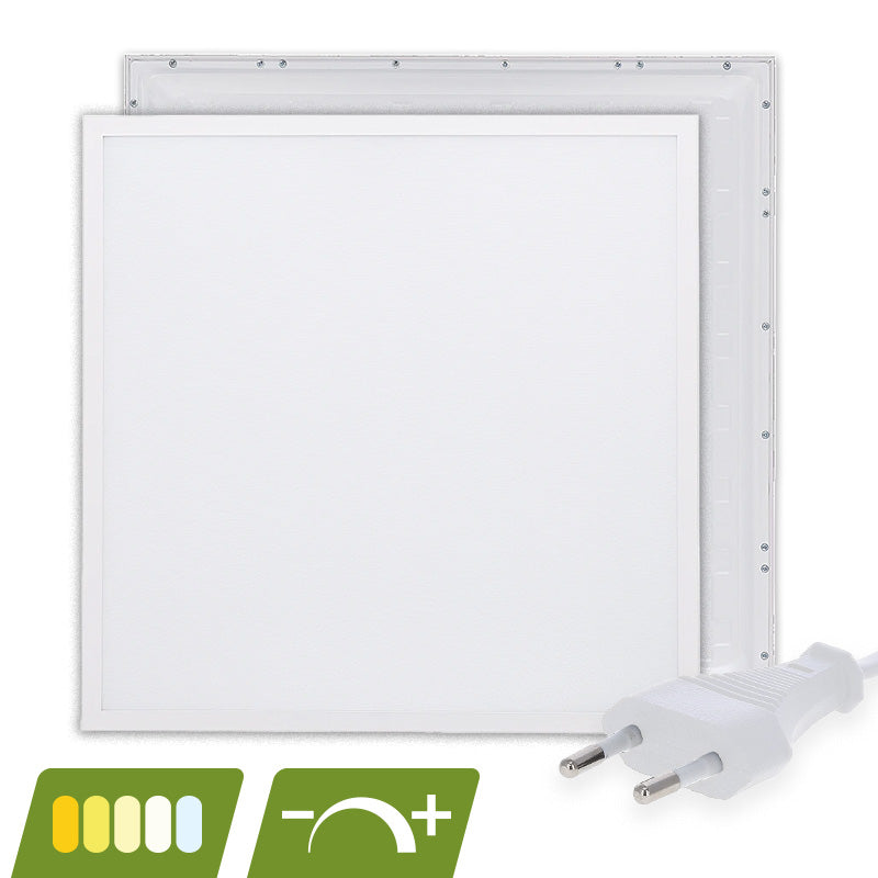 EUROPA6262-TD-EU | BACK-LIT LED PANEEL | EUROPA | 62X62CM | 30W | DIMBAAR | CCT-SWITCH | MET EUROSNOER