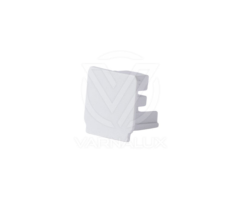 End cap of 4 wired 3-phase track rail White