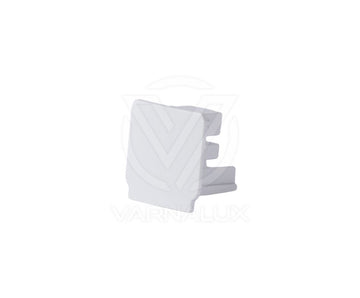 End cap of 4 wired 3-phase track rail White