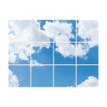 FOTOPRINT AFBEELDING WOLK | VERDEELD OVER 12 PANELEN | 595 X 595 MM