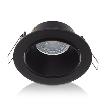 LED GU10 INBOUW ARMATUUR SALACIA KANTELBAAR ZWART L