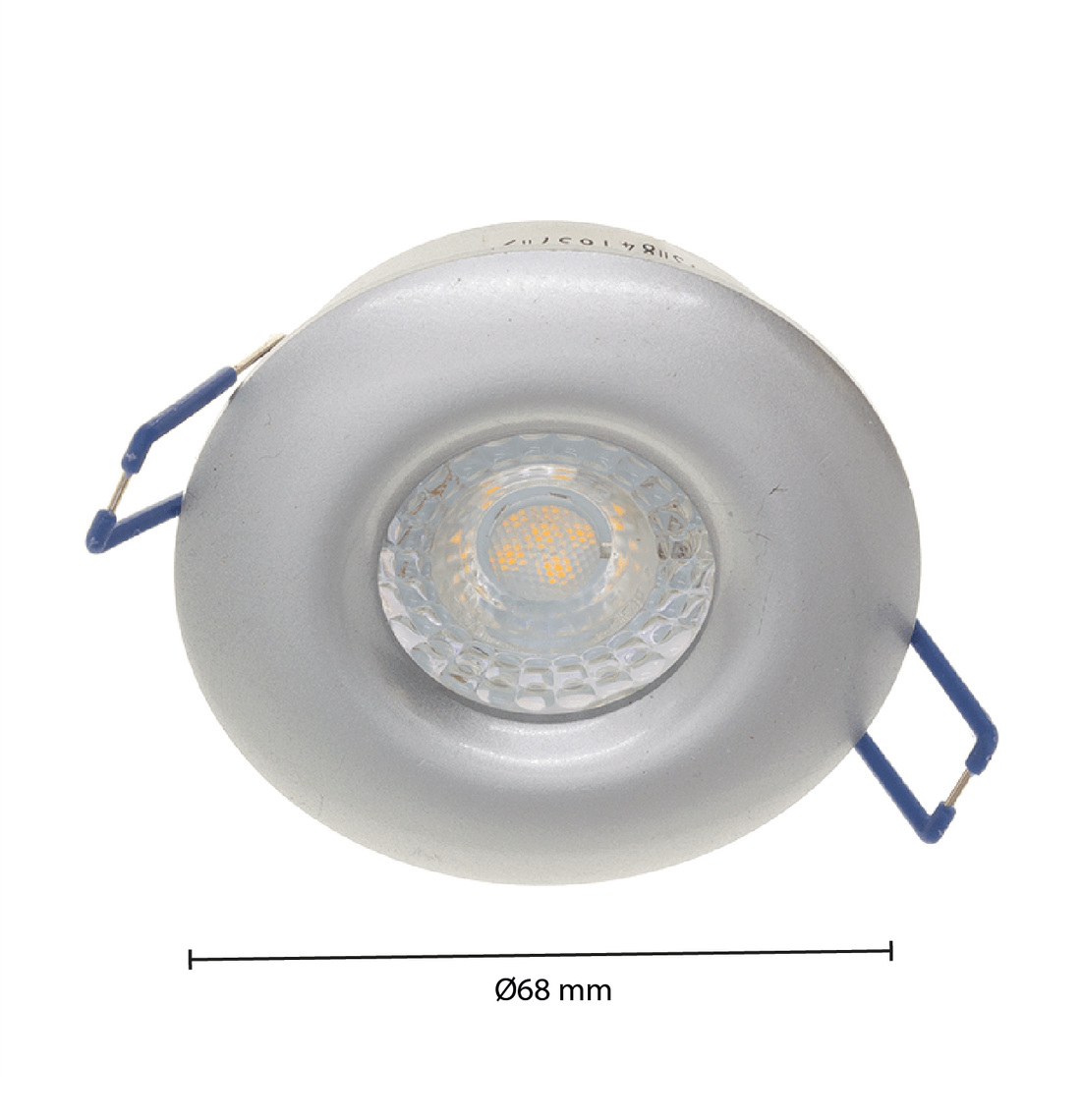 led inbouwspot rvs zilver mr16 gu10 fitting