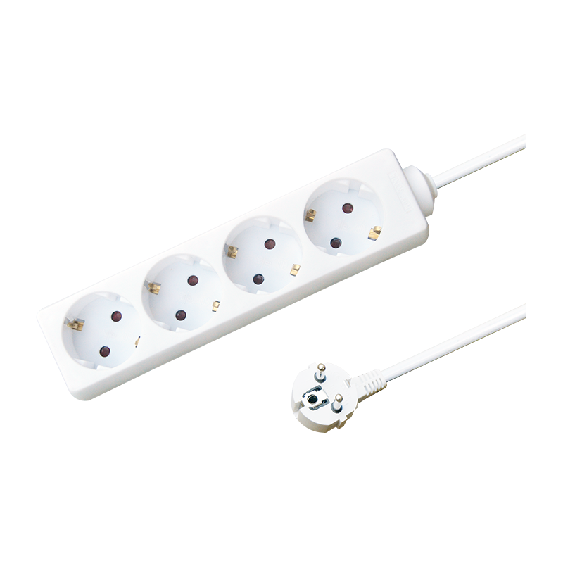 QUADRUPLE TABLE SOCKET | 3M | WHITE
