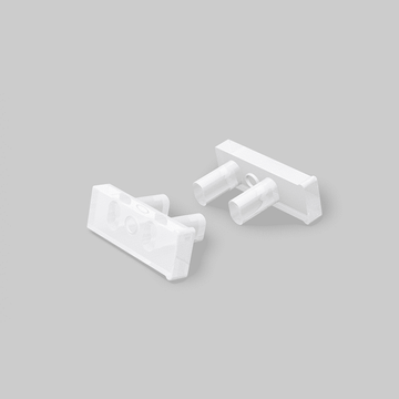 End cap with cable opening | SLASH | 8mm | 20 pieces