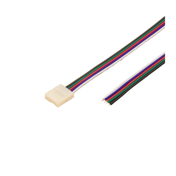 LED STRIP CONNECTOR | STRIP TO POWER | 5 PIN | 10MM | IP20 | 50CM