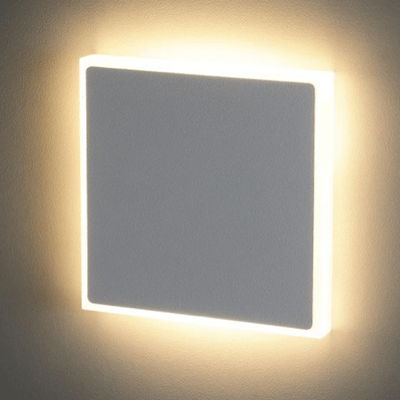 lamp trap opzetstuk wit vierkant