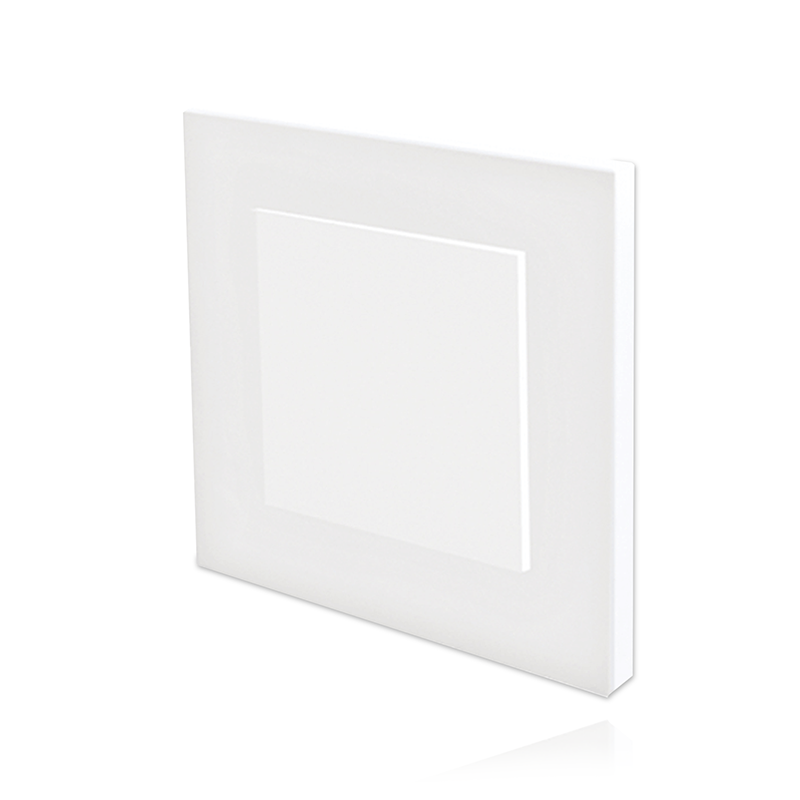 traptree verlichting opzetstuk wit vierkant