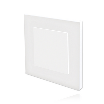 traptree verlichting opzetstuk wit vierkant