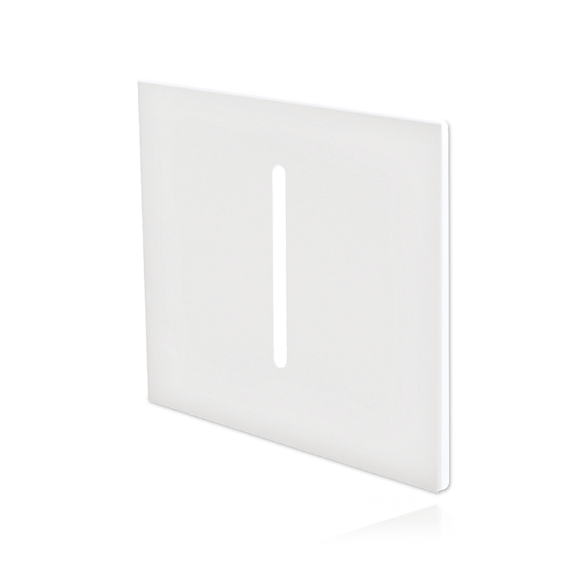 OPZETSTUK WIT | VIERKANT | MIDDEN | T.B.V. INBOUW TRAPVERLICHTING