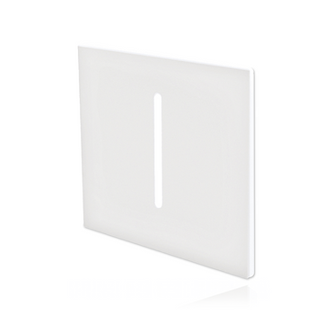 OPZETSTUK WIT | VIERKANT | MIDDEN | T.B.V. INBOUW TRAPVERLICHTING