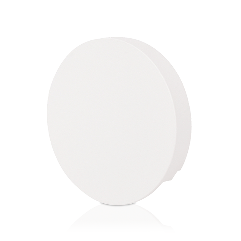 opzetstuk trap wandlamp rond wit