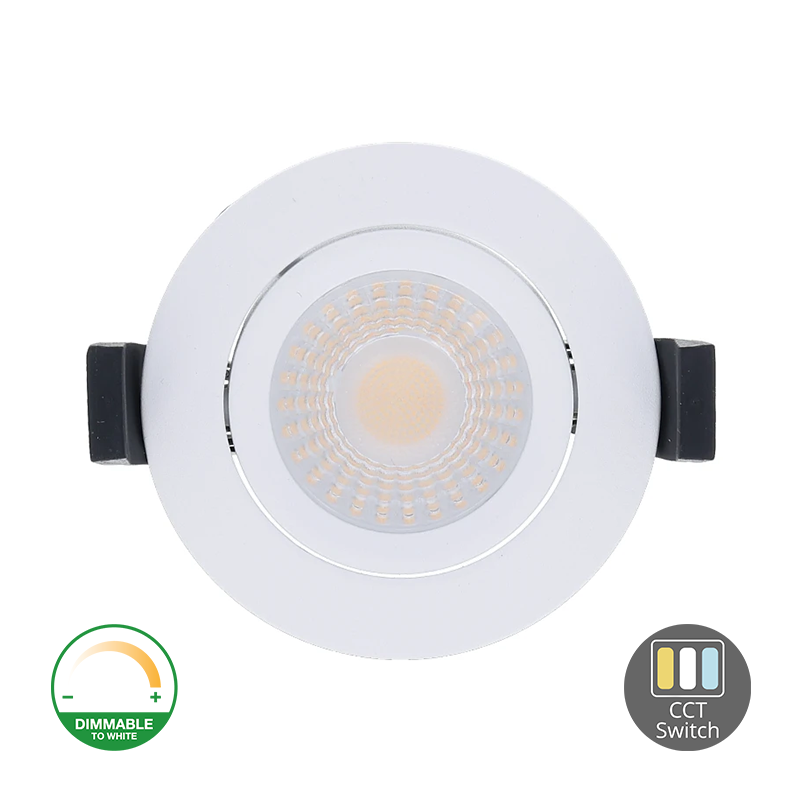 815066 | LED INBOUWSPOT | MIRAN | SLIM-FIT | 5W/7W | D2W + CCT-SWITCH | WIT