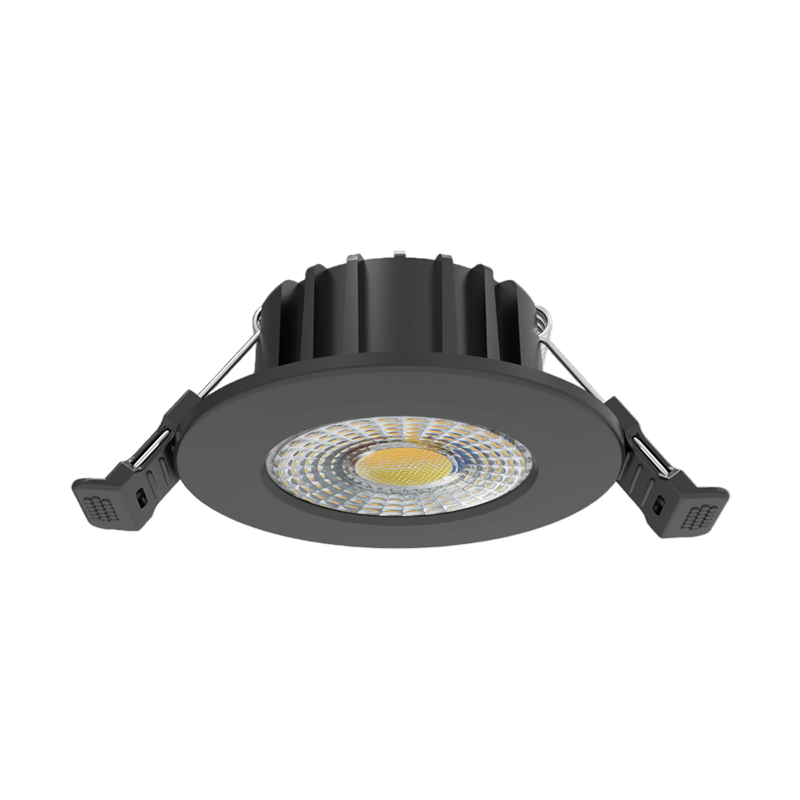 LED INBOUWSPOT | 6W | Ø75mm | DIMBAAR | CCT-SWITCH | IP65 | ZWART