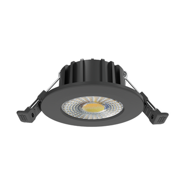 LED INBOUWSPOT | 6W | Ø75mm | DIMBAAR | CCT-SWITCH | IP65 | ZWART